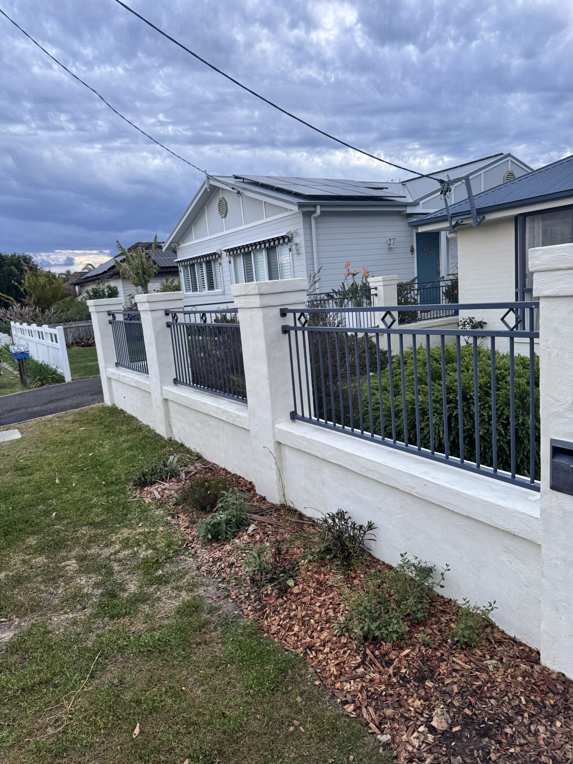 Front render fence (After)