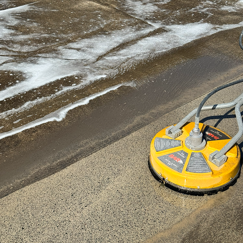 Pressure washing before after - web