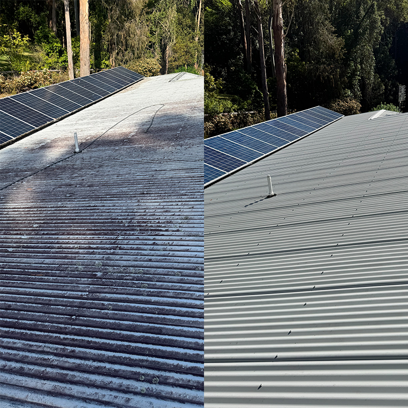 Roof before n after