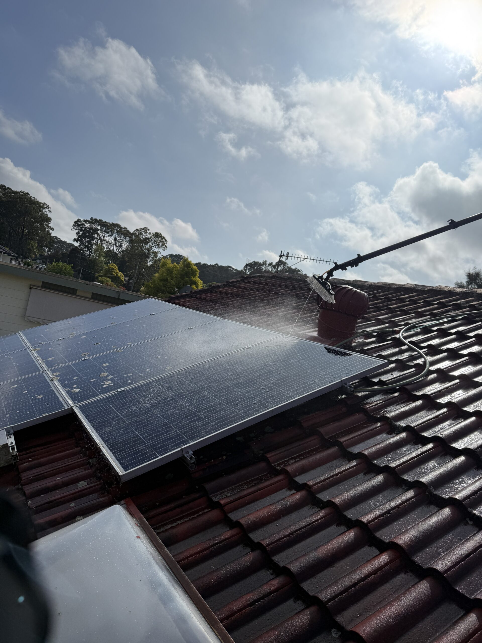 Solar Panel Cleaning - Shot 1